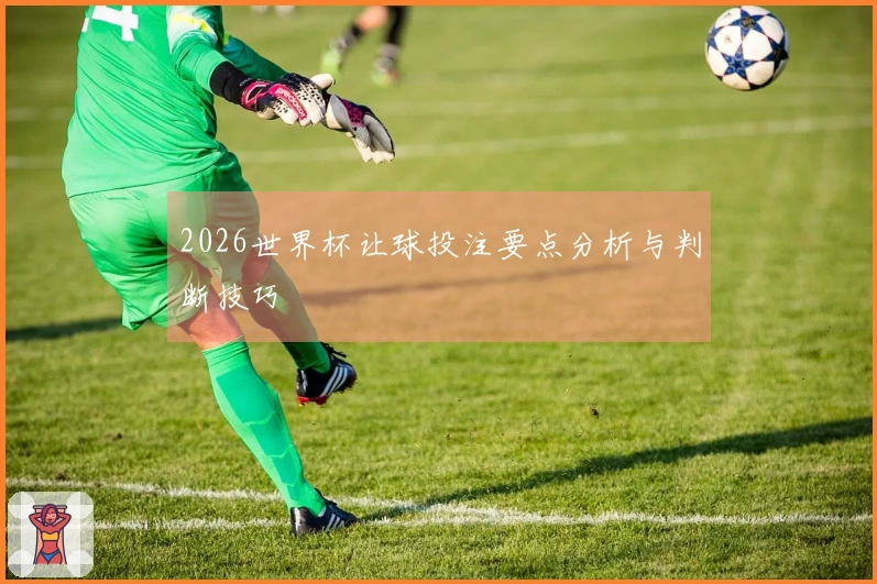 2026世界杯让球投注要点分析与判断技巧