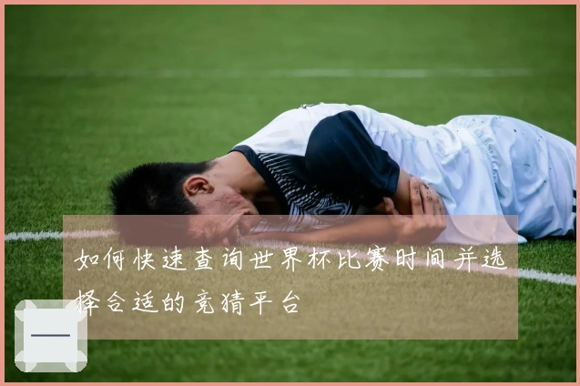 如何快速查询世界杯比赛时间并选择合适的竞猜平台